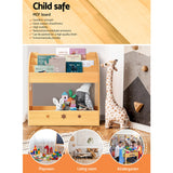 Keezi 3 Tiers Kids Bookshelf Magazine Shelf Organiser Bookcase Display