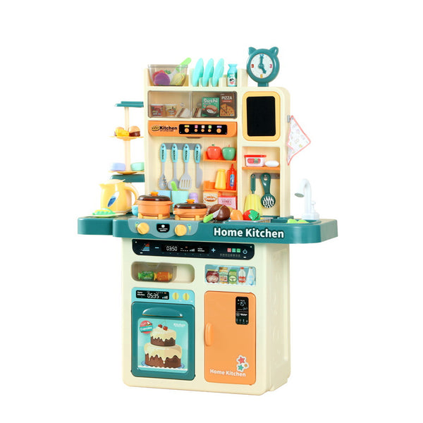 Keezi Kids Kitchen Pretend Play Set Cooking Sound Steam Light Function