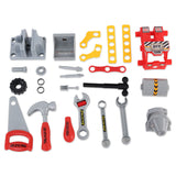 Keezi Kids Pretend Workbench DIY Tools 97 Piece Children Role Play Toys Red