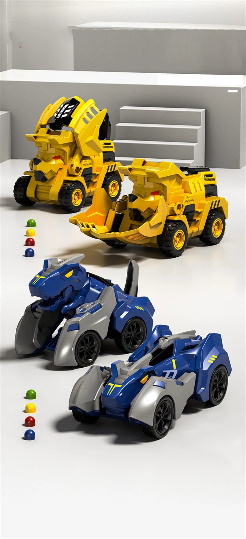 2 In 1 Transforming Dinosaur Car