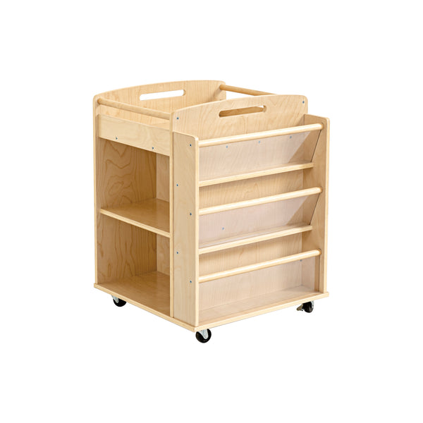 Jooyes Wooden Art Craft Material Storage Trolley