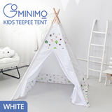 GOMINIMO Kids Teepee Tent with Side Window and Carry Case (White Forest) GO-KT-101-LK