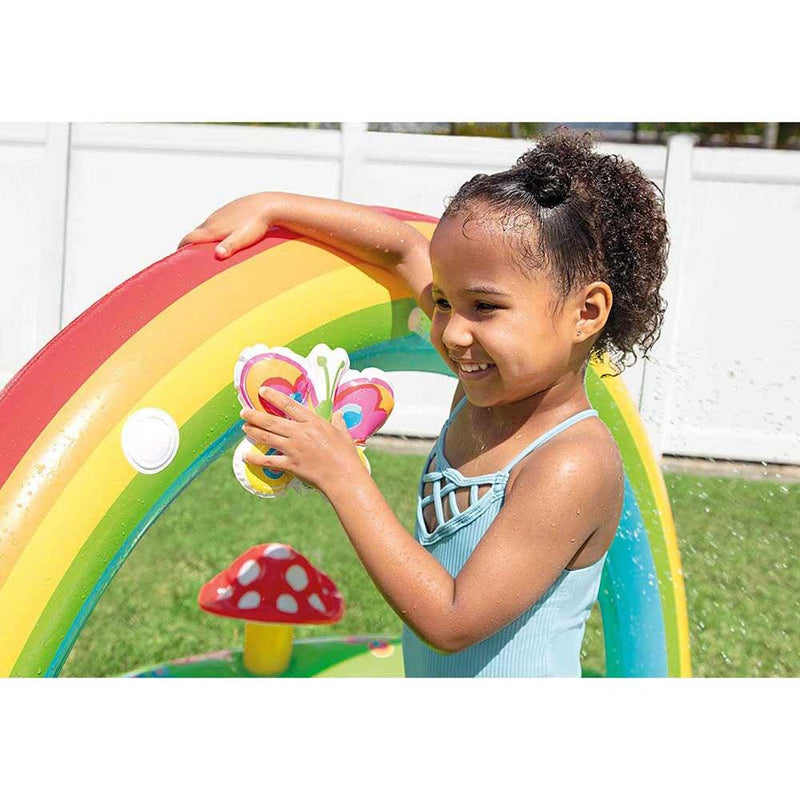 INTEX  Colorful Inflatable My Garden Water Filled Play Center with Slide 57154NP