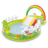 INTEX  Colorful Inflatable My Garden Water Filled Play Center with Slide 57154NP