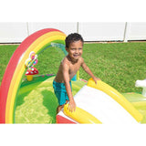 INTEX  Colorful Inflatable My Garden Water Filled Play Center with Slide 57154NP