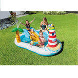 INTEX  Fishing Fun Play Center Inflatable Kiddie Pool 57162NP