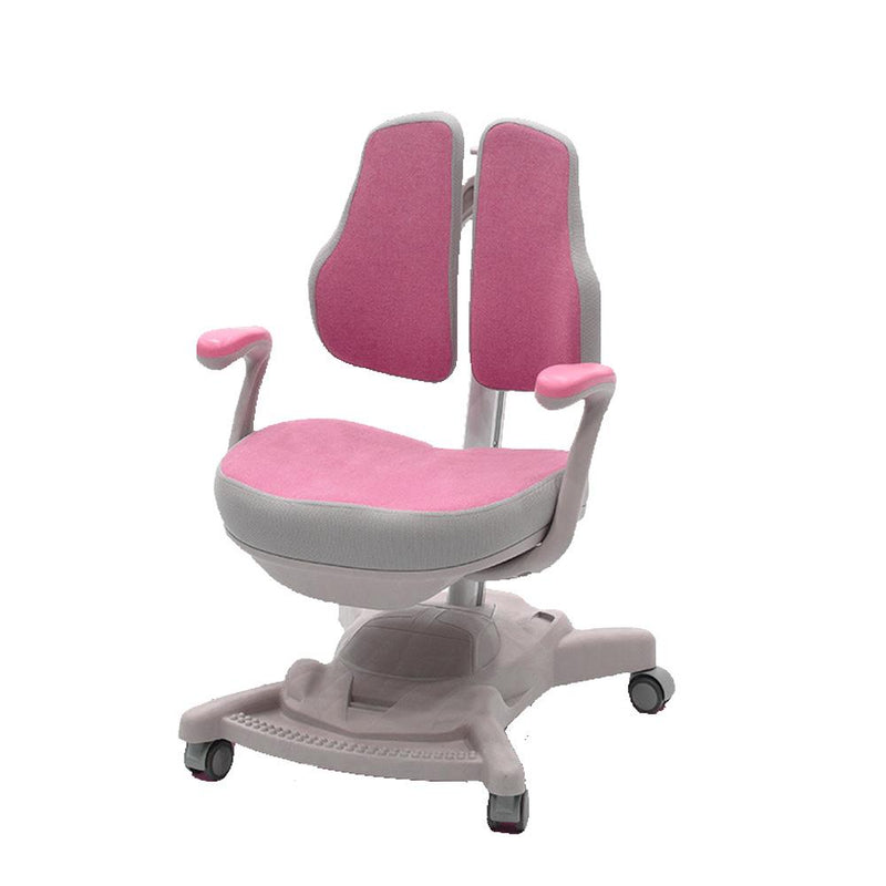 Height Adjustable Children Kids Ergonomic Study Desk Chair Set 120cm Pink AU